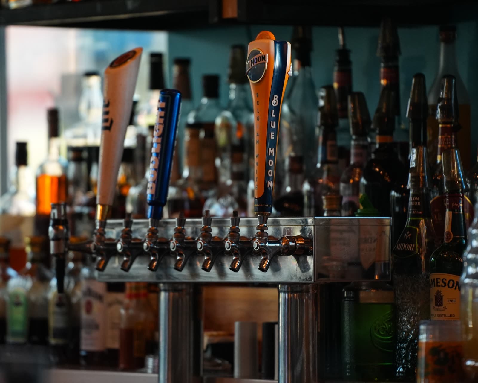 The tequila bar at Rosa Negra