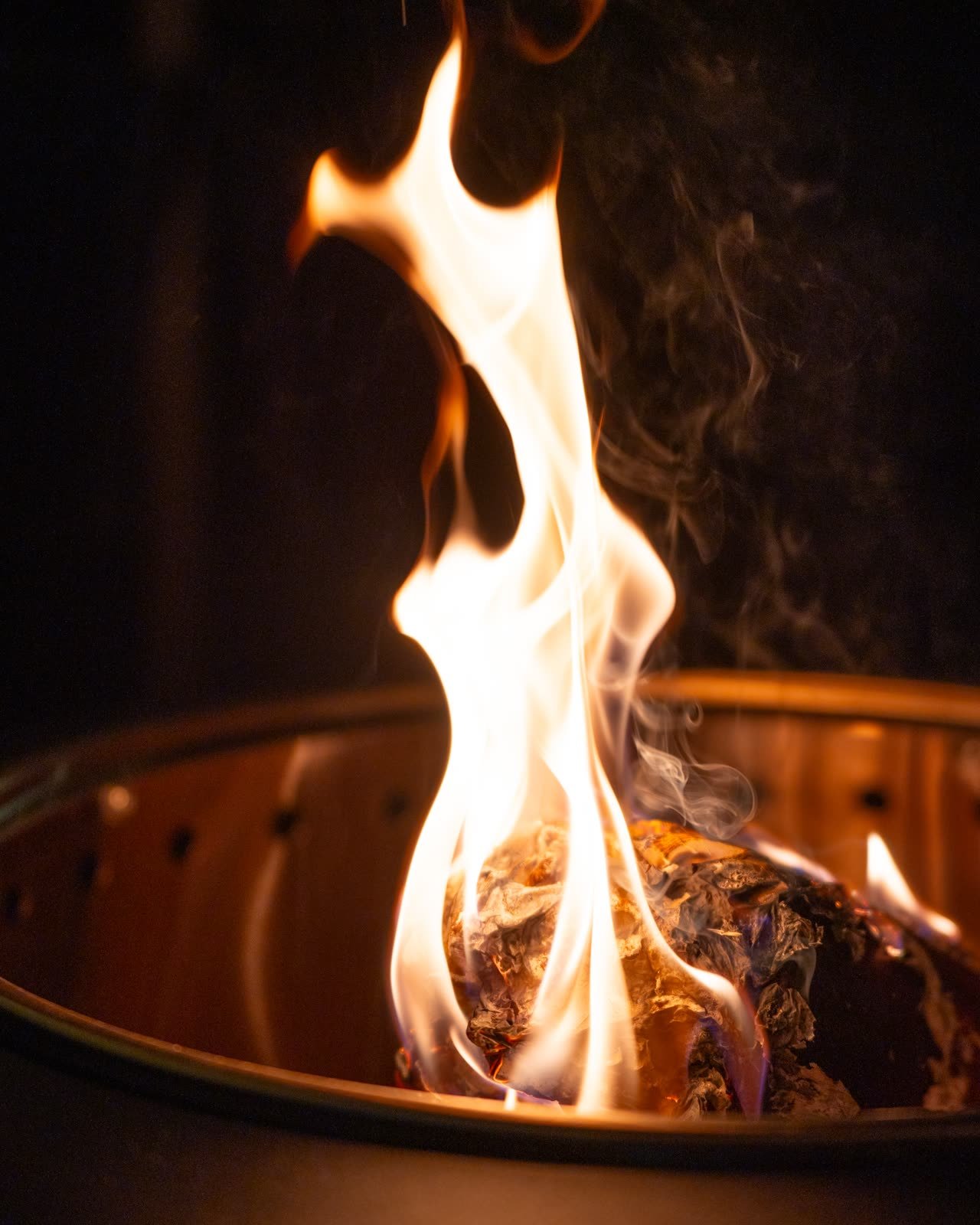 Flames at Rosa Negra
